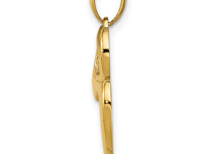 14k Yellow Gold Pendants Style YC1241 - Classique Jewelry Inc.