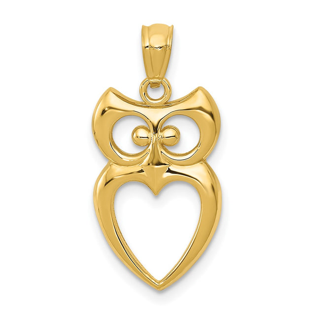 14k Yellow Gold Pendants Style YC1241 - Classique Jewelry Inc.