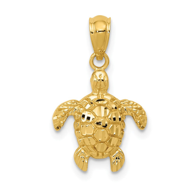 14k Yellow Gold Pendants Style YC1246 - Classique Jewelry Inc.