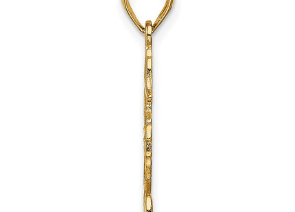 14k Yellow Gold Pendants Style YC1247 - Classique Jewelry Inc.