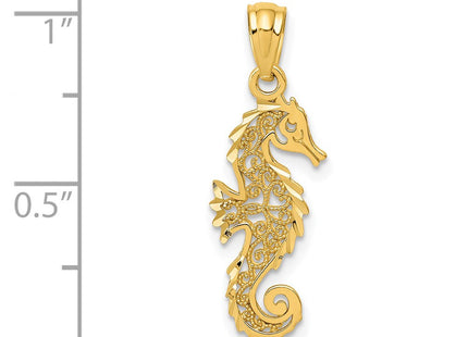 14k Yellow Gold Pendants Style YC1247 - Classique Jewelry Inc.