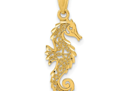14k Yellow Gold Pendants Style YC1247 - Classique Jewelry Inc.