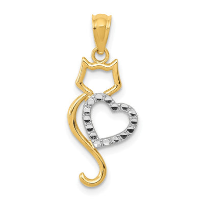 Sterling silver heart pendant