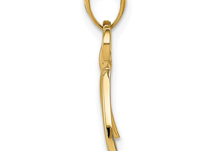 14k Yellow Gold Pendants Style YC1258 - Classique Jewelry Inc.