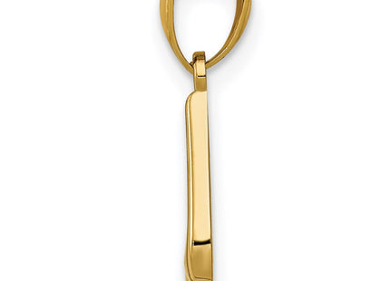 14k Yellow Gold Pendants Style YC1260 - Classique Jewelry Inc.