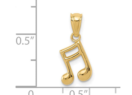 14k Yellow Gold Pendants Style YC1260 - Classique Jewelry Inc.