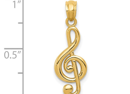 14k Yellow Gold Pendants Style YC1261 - Classique Jewelry Inc.