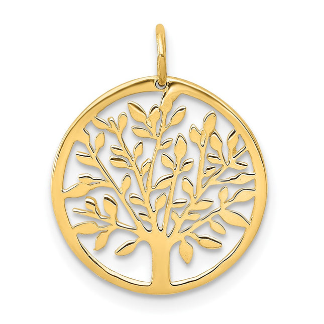 14k Yellow Gold Pendants Style YC1267 - Classique Jewelry Inc.