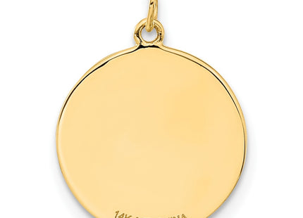 14k Yellow Gold Pendants Style YC1268 - Classique Jewelry Inc.