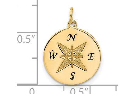 14k Yellow Gold Pendants Style YC1268 - Classique Jewelry Inc.