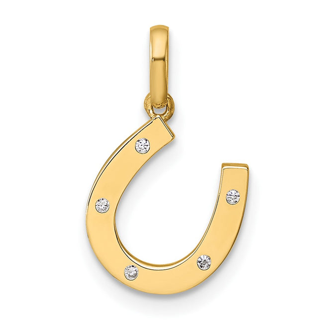 14k Yellow Gold Pendants Style YC1292 - Classique Jewelry Inc.