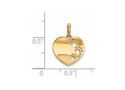 14k Yellow Gold Pendants Style YC1293 - Classique Jewelry Inc.
