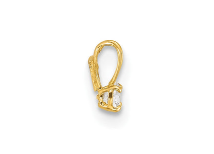 14k Yellow Gold Pendants Style YC1299 - Classique Jewelry Inc.