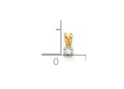 14k Yellow Gold Pendants Style YC1299 - Classique Jewelry Inc.