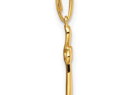 14k Yellow Gold Pendants Style YC1300 - Classique Jewelry Inc.