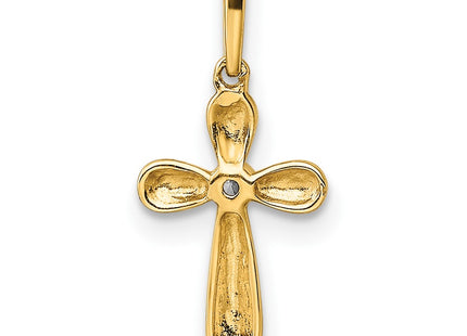 14k Yellow Gold Pendants Style YC1300 - Classique Jewelry Inc.