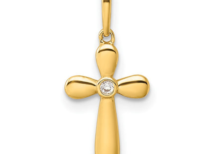 14k Yellow Gold Pendants Style YC1300 - Classique Jewelry Inc.
