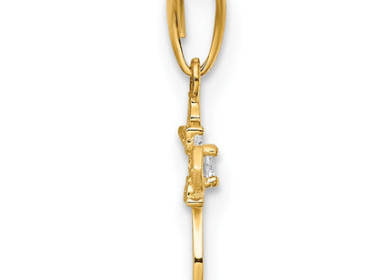 14k Yellow Gold Pendants Style YC1302 - Classique Jewelry Inc.