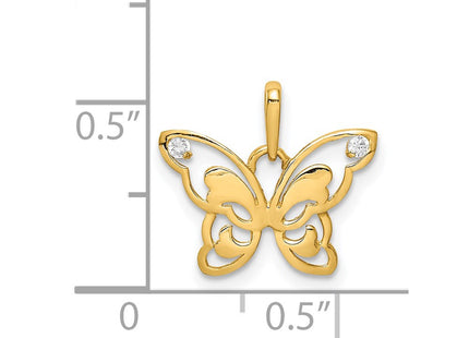14k Yellow Gold Pendants Style YC1304 - Classique Jewelry Inc.