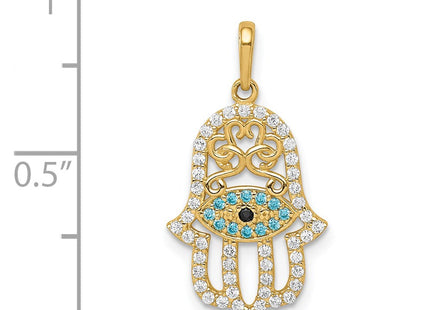 14k Yellow Gold Pendants Style YC1324 - Classique Jewelry Inc.