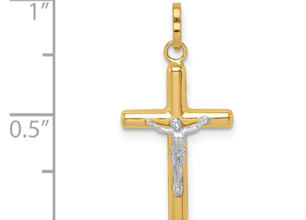 14k Yellow & Rhodium Jewelry Style YC1350 - Classique Jewelry Inc.