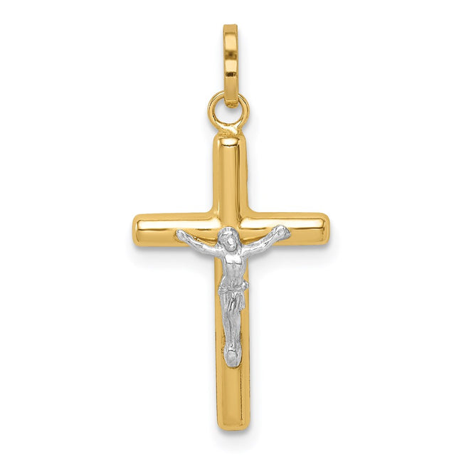 14k Yellow & Rhodium Jewelry Style YC1350 - Classique Jewelry Inc.