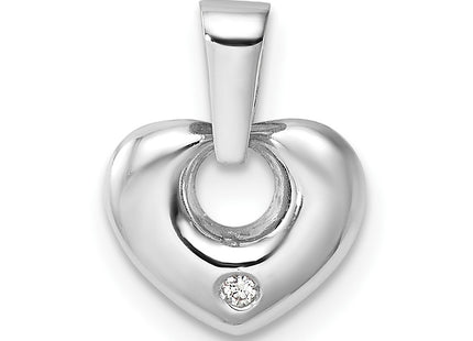 14k White Gold Pendants Style YC1352 - Classique Jewelry Inc.