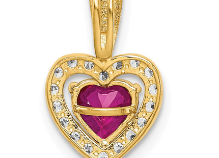 14k Yellow Gold Pendants Style YC1358 - Classique Jewelry Inc.