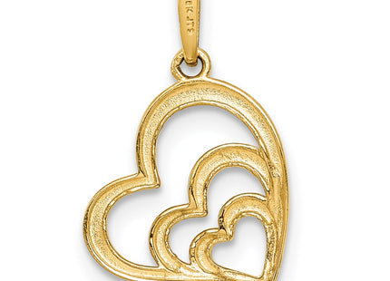 14k Yellow & Rhodium Pendants Style YC1359 - Classique Jewelry Inc.