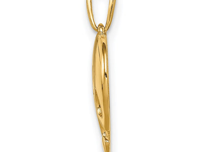 14k Yellow Gold Pendants Style YC1361 - Classique Jewelry Inc.