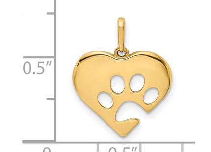 14k Yellow Gold Pendants Style YC1361 - Classique Jewelry Inc.