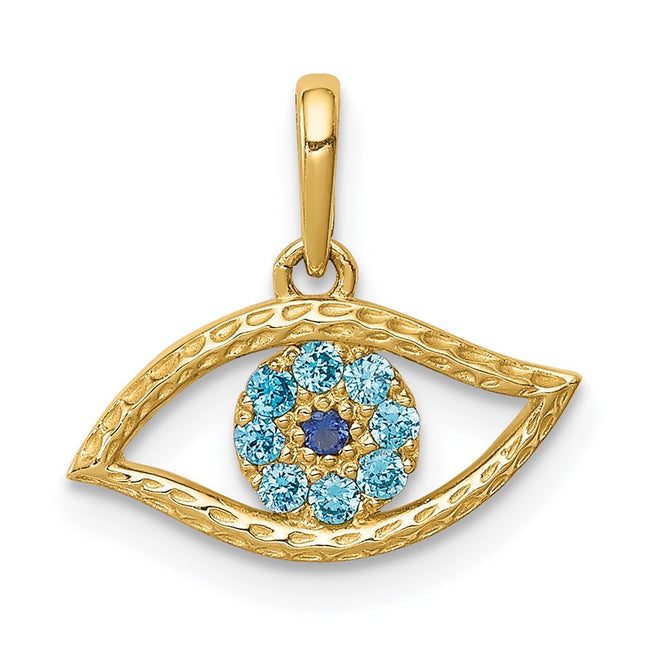 14k Yellow Gold Pendants Style YC1362 - Classique Jewelry Inc.