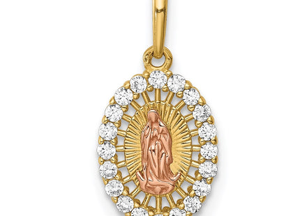 14k Two-tone Pendants Style YC1379 - Classique Jewelry Inc.