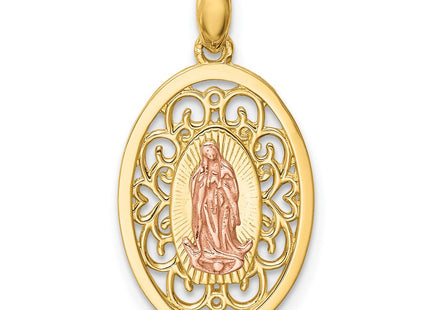 14k Two-tone Pendants Style YC1381 - Classique Jewelry Inc.