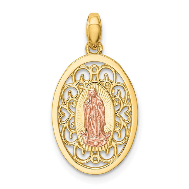 14k Two-tone Pendants Style YC1381 - Classique Jewelry Inc.