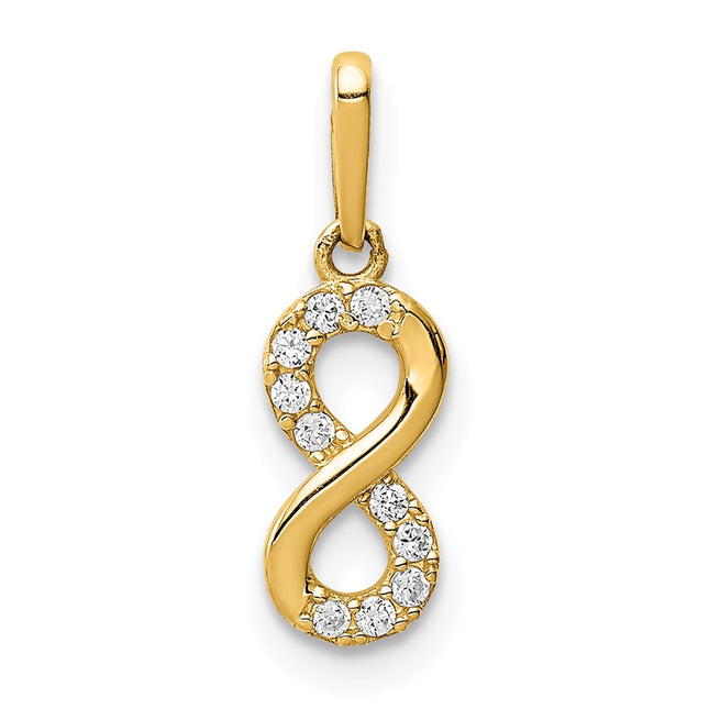 14k Yellow Gold Pendants Style YC1390 - Classique Jewelry Inc.