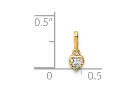 14k Yellow Gold Pendants Style YC1392 - Classique Jewelry Inc.