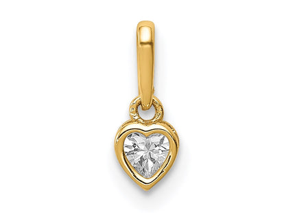 14k Yellow Gold Pendants Style YC1392 - Classique Jewelry Inc.