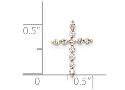 14k Yellow Gold Pendants Style YC1403 - Classique Jewelry Inc.