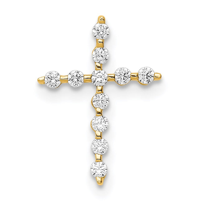 14k Yellow Gold Pendants Style YC1403 - Classique Jewelry Inc.
