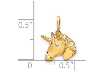 14k Yellow Gold Pendants Style YC1431 - Classique Jewelry Inc.