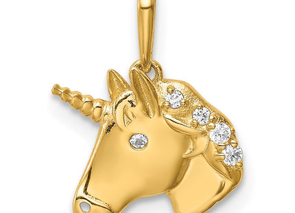 14k Yellow Gold Pendants Style YC1431 - Classique Jewelry Inc.