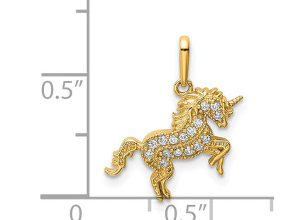 14k Yellow Gold Pendants Style YC1432 - Classique Jewelry Inc.