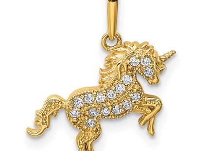 14k Yellow Gold Pendants Style YC1432 - Classique Jewelry Inc.