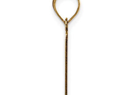 14k Yellow Gold Pendants Style YC1437P - Classique Jewelry Inc.
