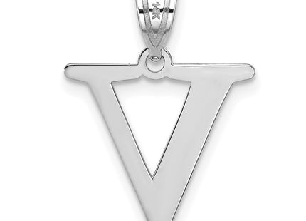 14k White Gold Pendants Style YC1437WV - Classique Jewelry Inc.