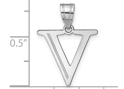 14k White Gold Pendants Style YC1437WV - Classique Jewelry Inc.