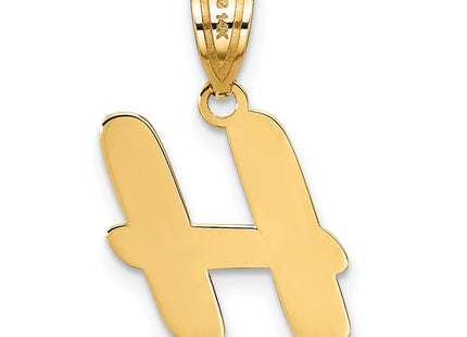 14k Yellow Gold Pendants Style YC1438H - Classique Jewelry Inc.