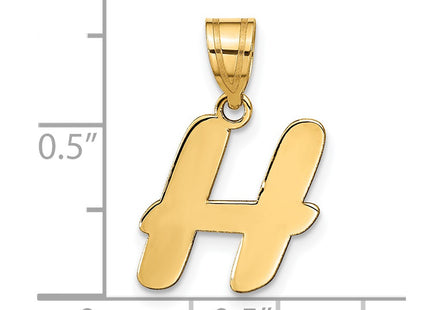 14k Yellow Gold Pendants Style YC1438H - Classique Jewelry Inc.