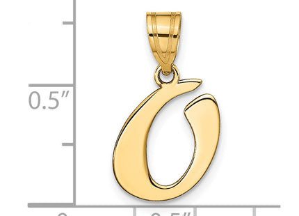 14k Yellow Gold Pendants Style YC1438O - Classique Jewelry Inc.